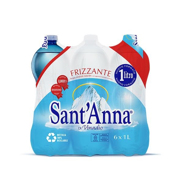 Acqua Sant'Anna frizzante 1,0L