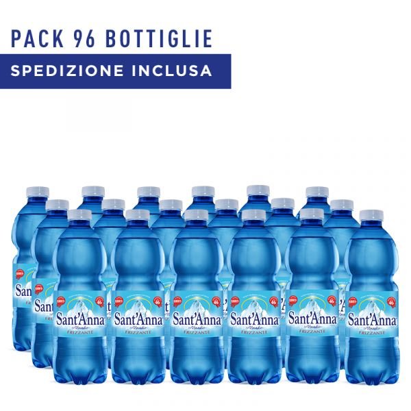 Acqua Sant'Anna 0,5L Pack 96 bottiglie Frizzante