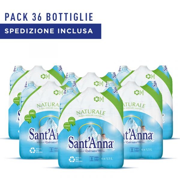 Acquisto rapido Acqua Sant'Anna Naturale 1,5L
