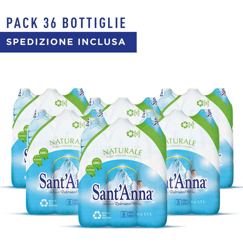 Sant'Anna di Vinadio Frizzante 6 x 1,5 L