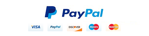 100% pagamenti sicuri con Paypal e Amazon pay